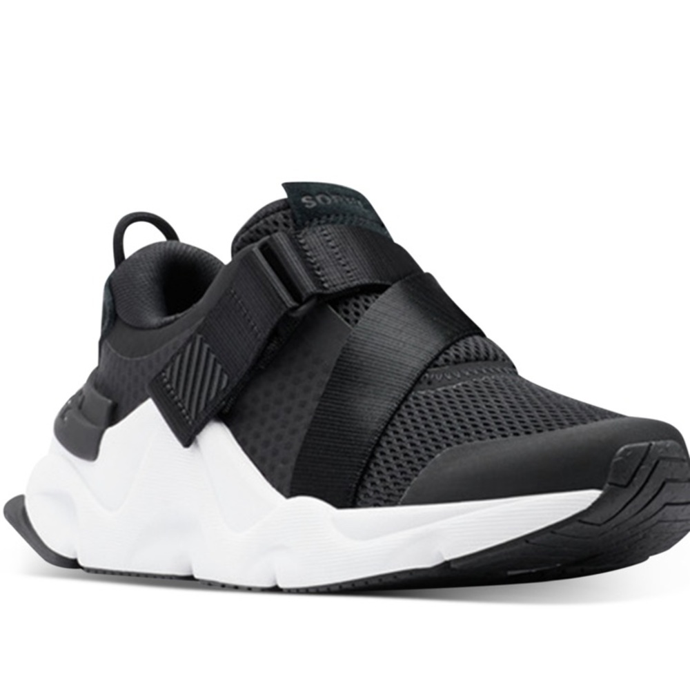 New Sorel Size 5.5 & 8 & 8.5 & 9.5 Kinetic&trade; RNED Sneaker in Black White